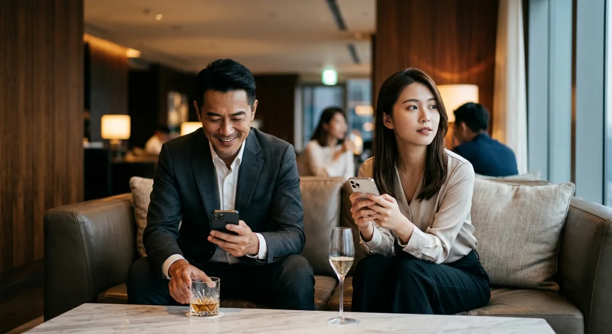純線上關係與情緒陪伴的示意圖片
